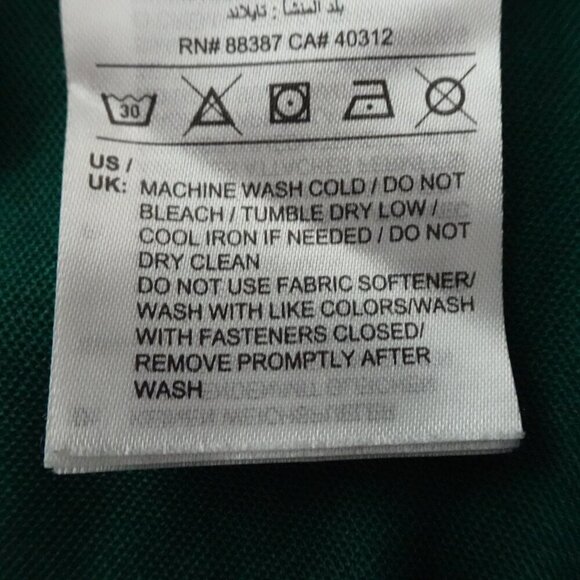 Adidas Polo Shirt Men's Size Medium Green Innisbrook Golf Florida - Picture 9 of 10